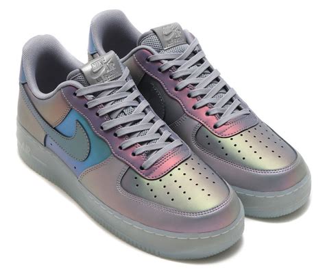 nike air force 1 07 iridescent weiß|Nike Air Force 1 '07 LV8 White Iridescent Swoosh .